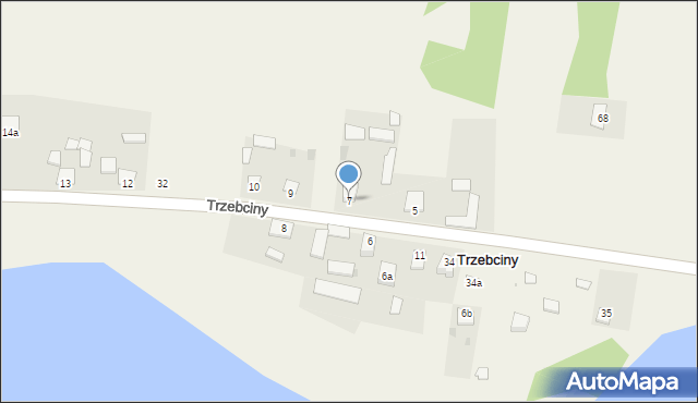 Trzebciny, Trzebciny, 7, mapa Trzebciny