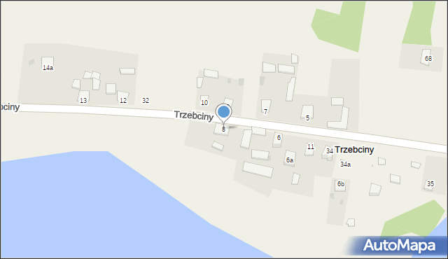 Trzebciny, Trzebciny, 8, mapa Trzebciny