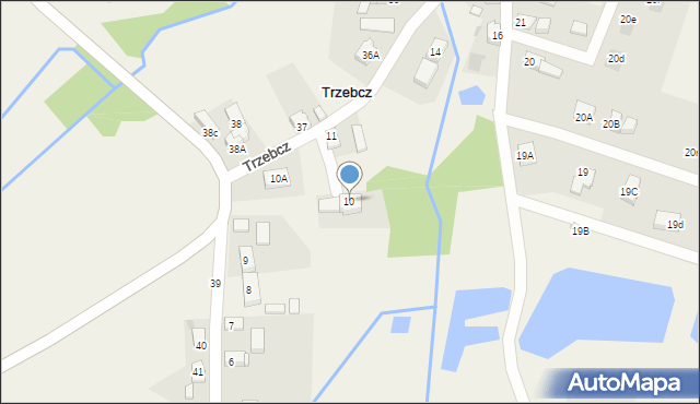 Trzebcz, Trzebcz, 10, mapa Trzebcz