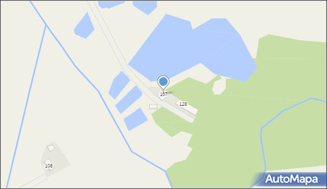 Trzebcz Szlachecki, Trzebcz Szlachecki, 107, mapa Trzebcz Szlachecki