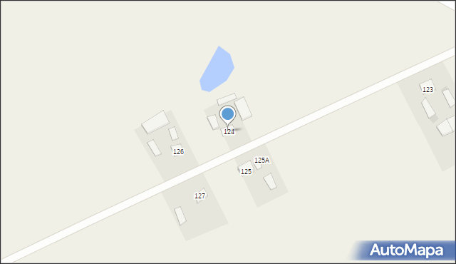 Trzebcz Szlachecki, Trzebcz Szlachecki, 124, mapa Trzebcz Szlachecki