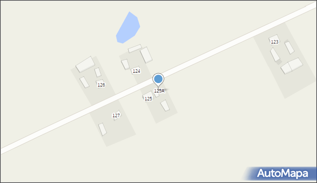 Trzebcz Szlachecki, Trzebcz Szlachecki, 125A, mapa Trzebcz Szlachecki