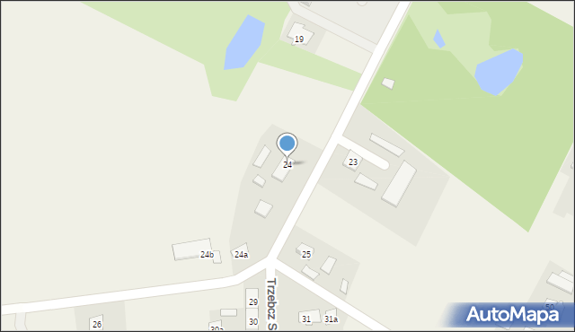 Trzebcz Szlachecki, Trzebcz Szlachecki, 24, mapa Trzebcz Szlachecki