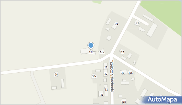 Trzebcz Szlachecki, Trzebcz Szlachecki, 24b, mapa Trzebcz Szlachecki
