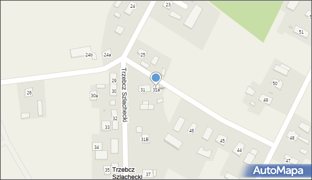 Trzebcz Szlachecki, Trzebcz Szlachecki, 31a, mapa Trzebcz Szlachecki