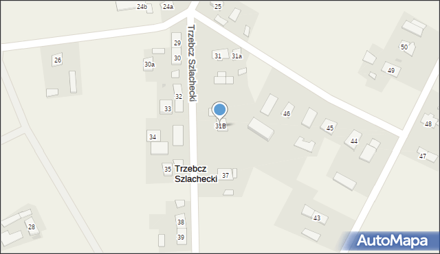 Trzebcz Szlachecki, Trzebcz Szlachecki, 31B, mapa Trzebcz Szlachecki