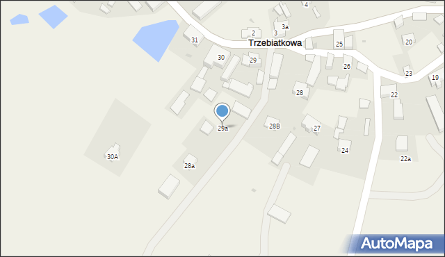 Trzebiatkowa, Trzebiatkowa, 29a, mapa Trzebiatkowa