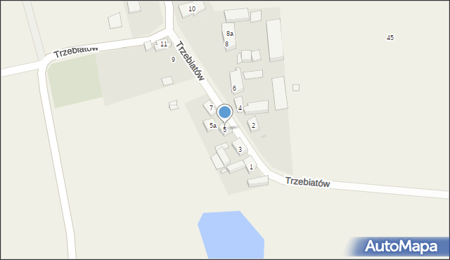 Trzebiatów, Trzebiatów, 5, mapa Trzebiatów