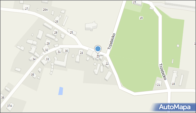 Trzebicko, Trzebicko, 23, mapa Trzebicko