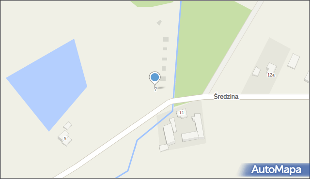 Trzebicko Dolne, Trzebicko Dolne, 7, mapa Trzebicko Dolne