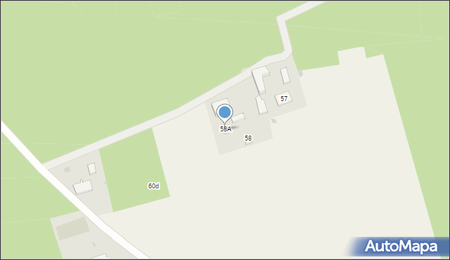 Trzebicz Nowy, Trzebicz Nowy, 58A, mapa Trzebicz Nowy