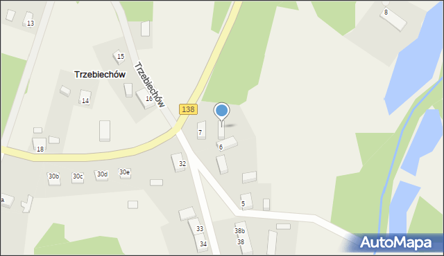 Trzebiechów, Trzebiechów, 7a, mapa Trzebiechów