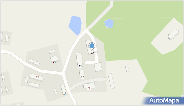 Trzebiechowo, Trzebiechowo, 24a, mapa Trzebiechowo