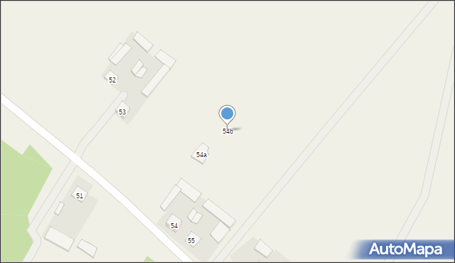 Trzebień, Trzebień, 54b, mapa Trzebień