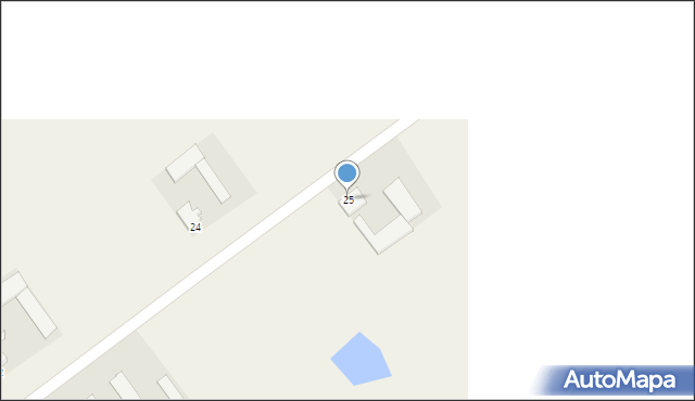 Trzebień, Trzebień, 25, mapa Trzebień