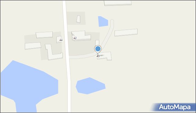 Trzebień, Trzebień, 43, mapa Trzebień