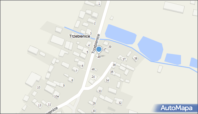 Trzebienice, Trzebienice, 49, mapa Trzebienice