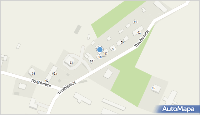 Trzebienice, Trzebienice, 56, mapa Trzebienice