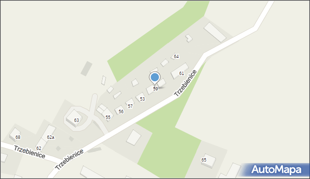 Trzebienice, Trzebienice, 59, mapa Trzebienice