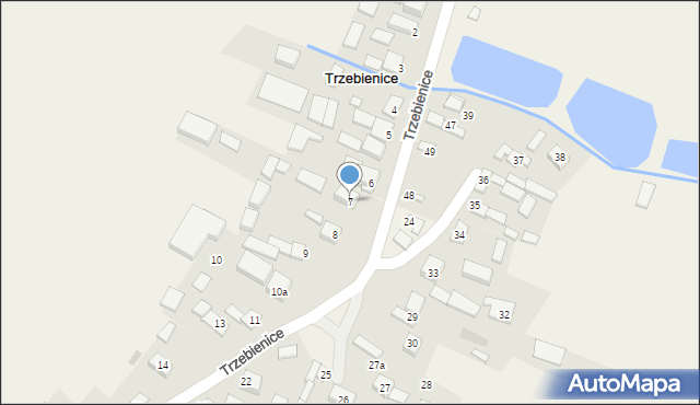 Trzebienice, Trzebienice, 7, mapa Trzebienice