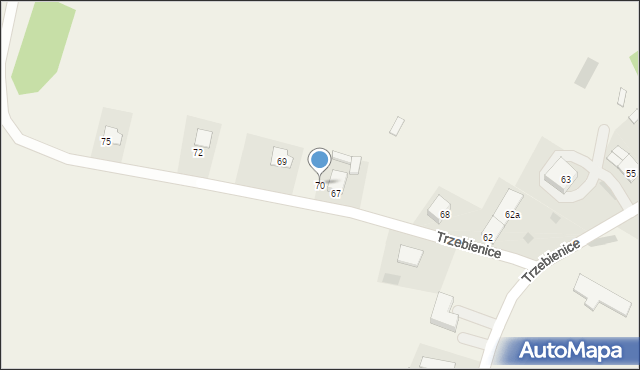 Trzebienice, Trzebienice, 70, mapa Trzebienice