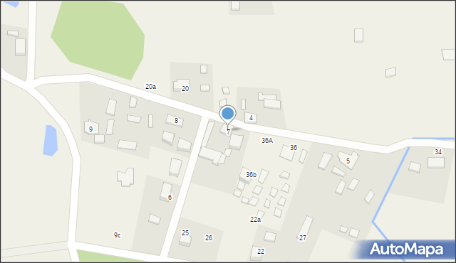 Trzebieradz, Trzebieradz, 7, mapa Trzebieradz