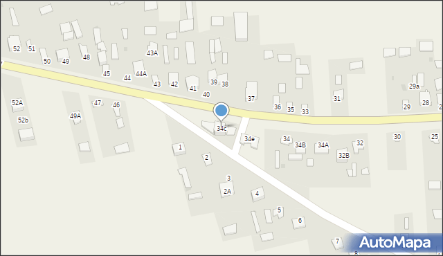Trzebieszów, Trzebieszów, 34c, mapa Trzebieszów