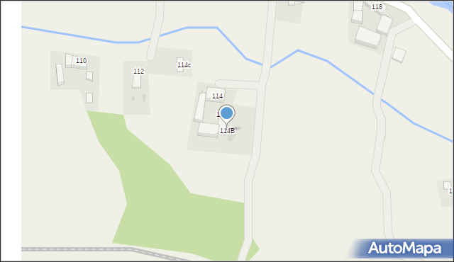 Trzebieszowice, Trzebieszowice, 114B, mapa Trzebieszowice