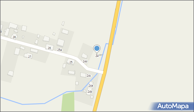 Trzebiszyn, Trzebiszyn, 24, mapa Trzebiszyn