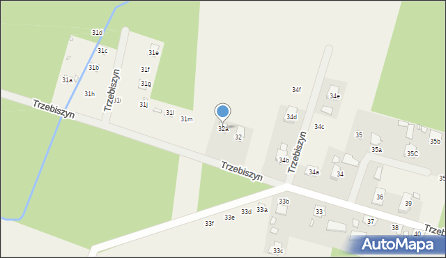 Trzebiszyn, Trzebiszyn, 32a, mapa Trzebiszyn