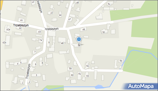 Trzebiszyn, Trzebiszyn, 58, mapa Trzebiszyn