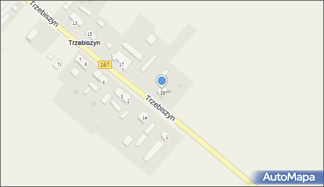 Trzebiszyn, Trzebiszyn, 19, mapa Trzebiszyn