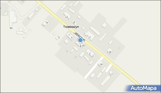 Trzebiszyn, Trzebiszyn, 4, mapa Trzebiszyn