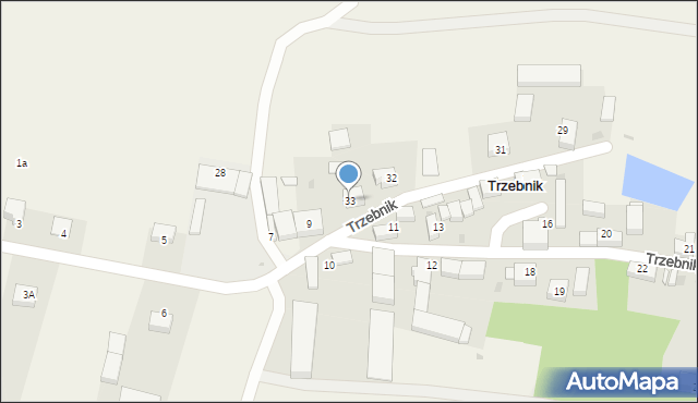 Trzebnik, Trzebnik, 33, mapa Trzebnik