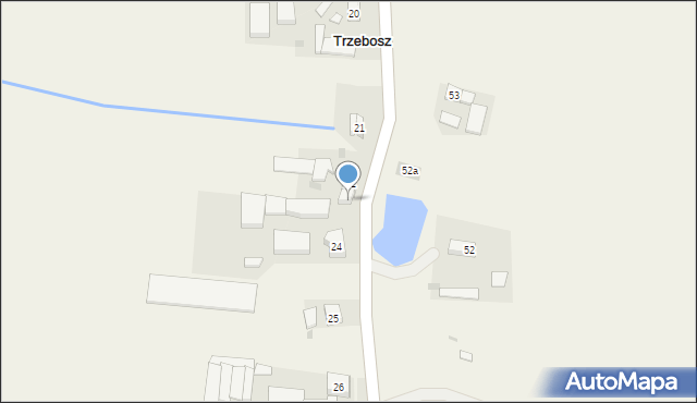 Trzebosz, Trzebosz, 23, mapa Trzebosz