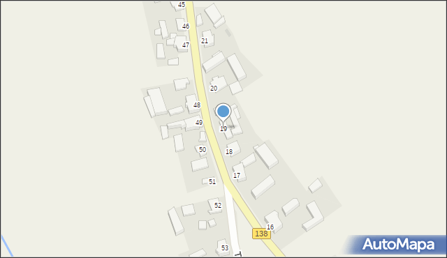 Trzebów, Trzebów, 19, mapa Trzebów