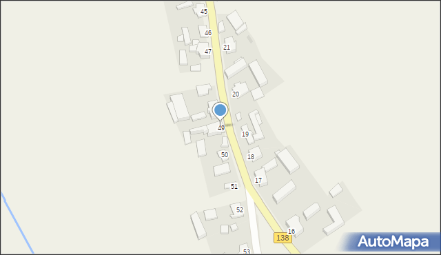 Trzebów, Trzebów, 49, mapa Trzebów