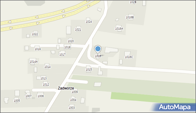 Trzebownisko, Trzebownisko, 1016, mapa Trzebownisko