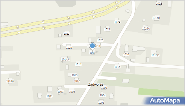Trzebownisko, Trzebownisko, 1017, mapa Trzebownisko