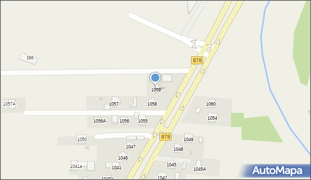Trzebownisko, Trzebownisko, 1059, mapa Trzebownisko