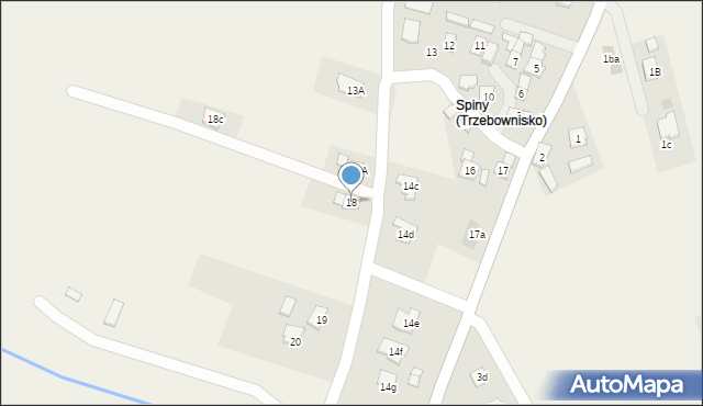 Trzebownisko, Trzebownisko, 18, mapa Trzebownisko