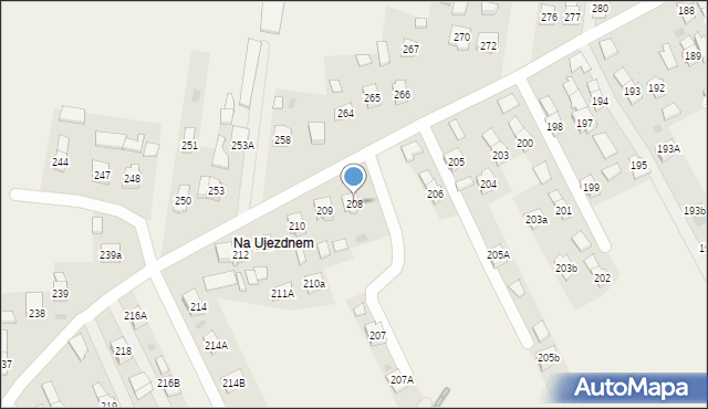 Trzebownisko, Trzebownisko, 208, mapa Trzebownisko