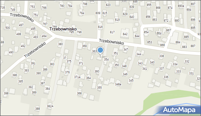 Trzebownisko, Trzebownisko, 359, mapa Trzebownisko
