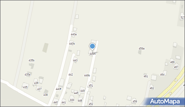 Trzebownisko, Trzebownisko, 449A, mapa Trzebownisko