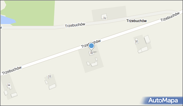 Trzebuchów, Trzebuchów, 32, mapa Trzebuchów