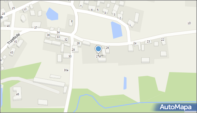 Trzebule, Trzebule, 27a, mapa Trzebule