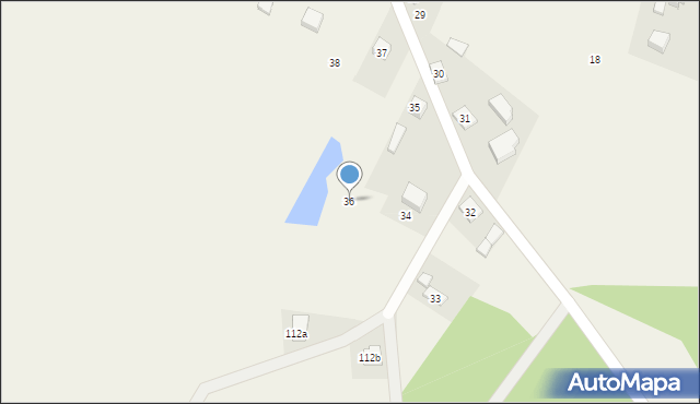 Trzebuń, Trzebuń, 36, mapa Trzebuń