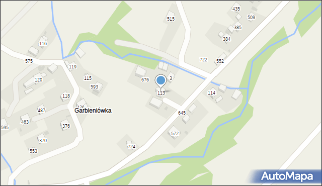 Trzebunia, Trzebunia, 113, mapa Trzebunia