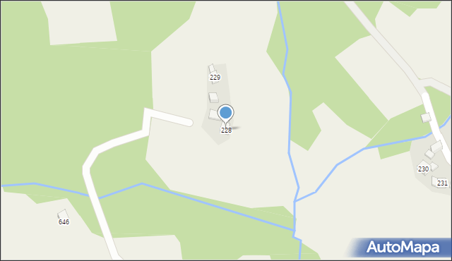 Trzebunia, Trzebunia, 228, mapa Trzebunia