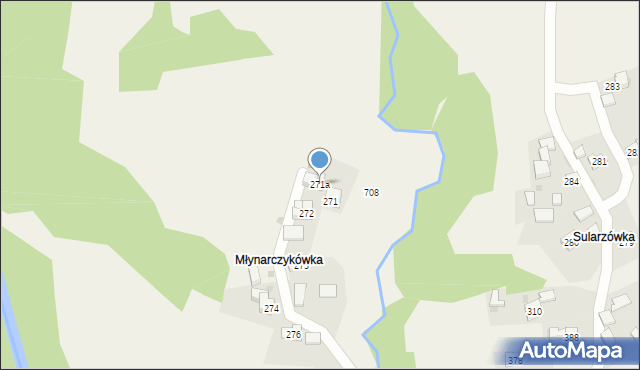 Trzebunia, Trzebunia, 271a, mapa Trzebunia